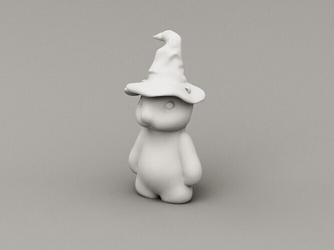 Wizard Otter 3D Model 3D print model
