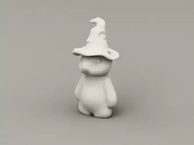 Wizard Otter 3D Model