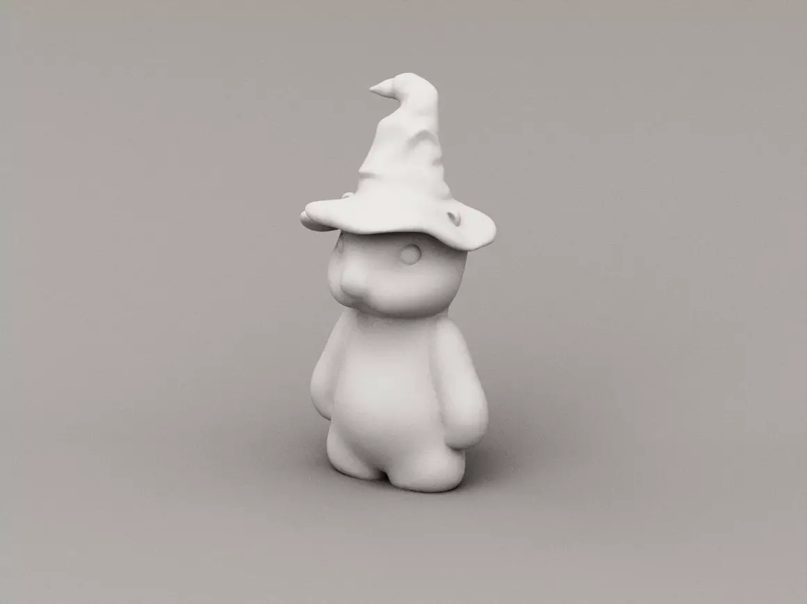 Wizard Otter 3D Model 3D print model_0