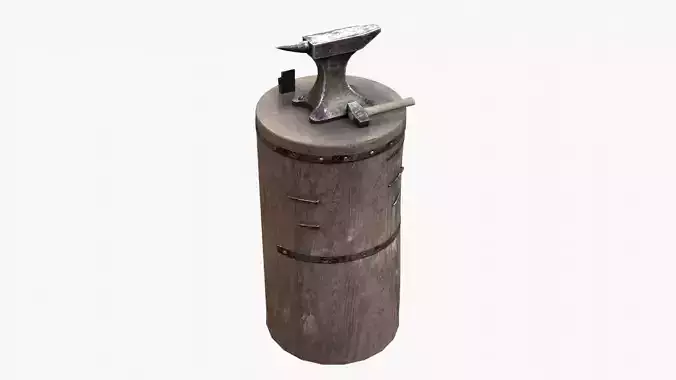 Anvil Lowpoly Model PBR