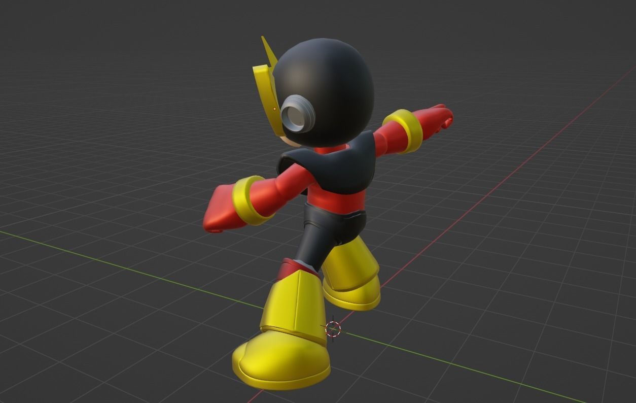 Elecman - Megaman Powered up 3D model_5