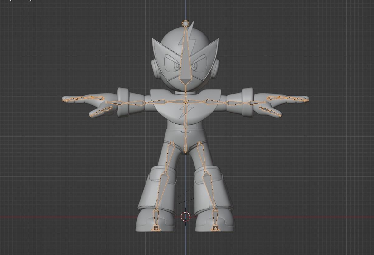Elecman - Megaman Powered up 3D model_14