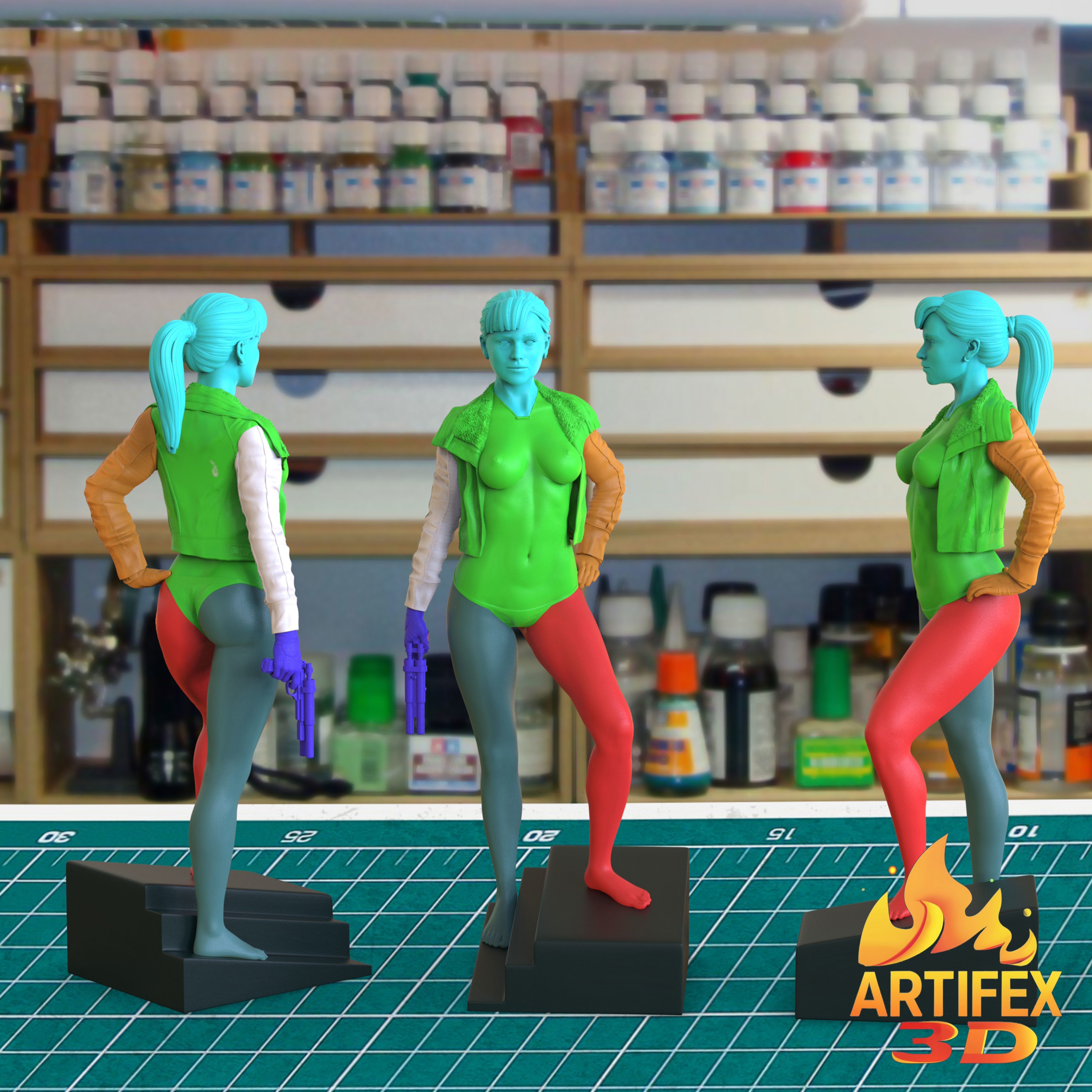 Qira Solo A Star Wars Story 3D print model 3D print model_5