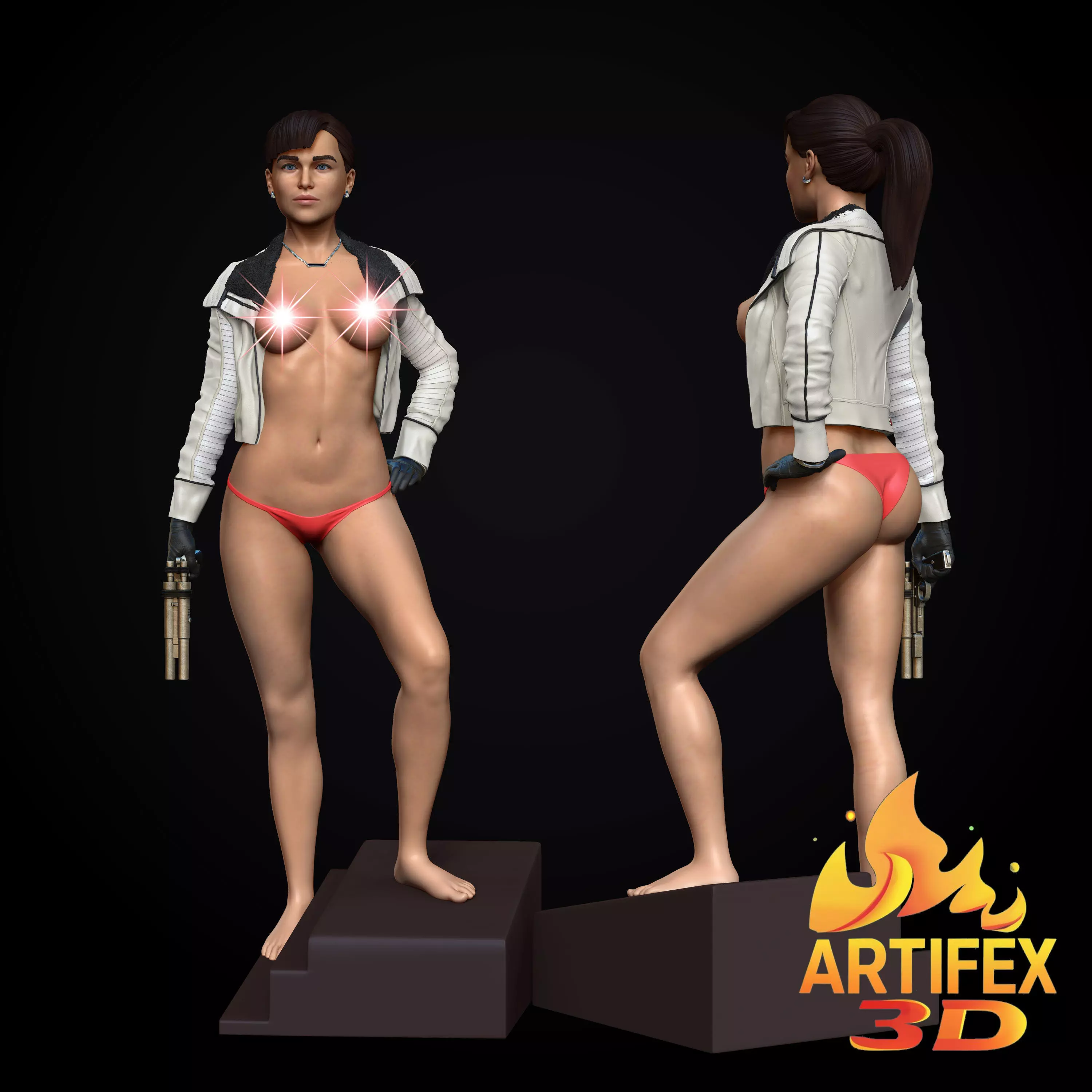 Qira Solo A Star Wars Story 3D print model 3D print model_0