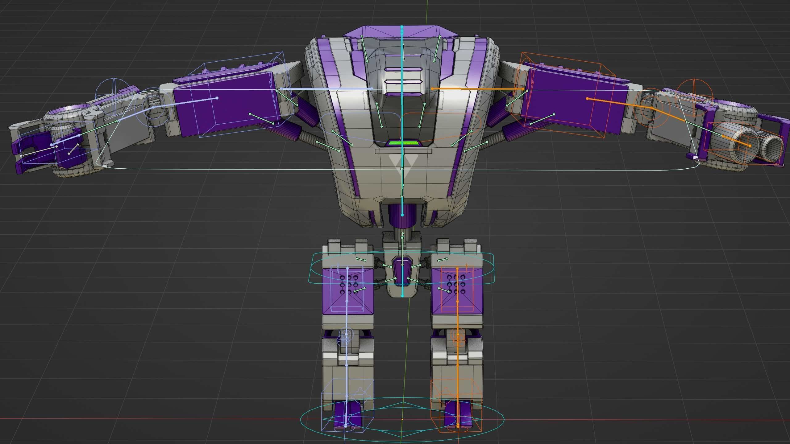 MILITARY DROID FORGE-4 Rigged for Unreal Engine - Unity - MIXAMO 3D model_39
