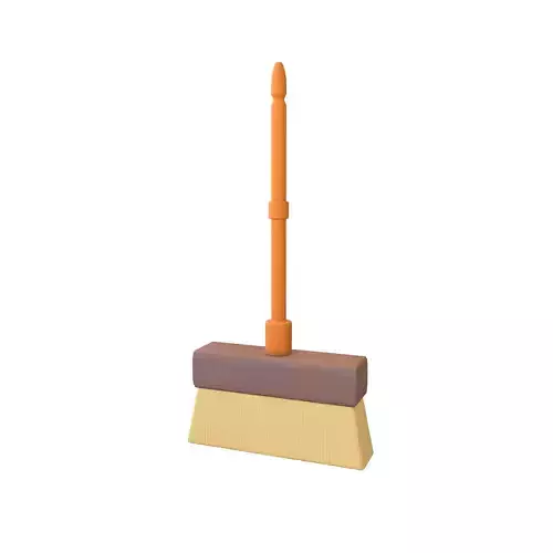 Cartoon Cleaning Broom v1 001