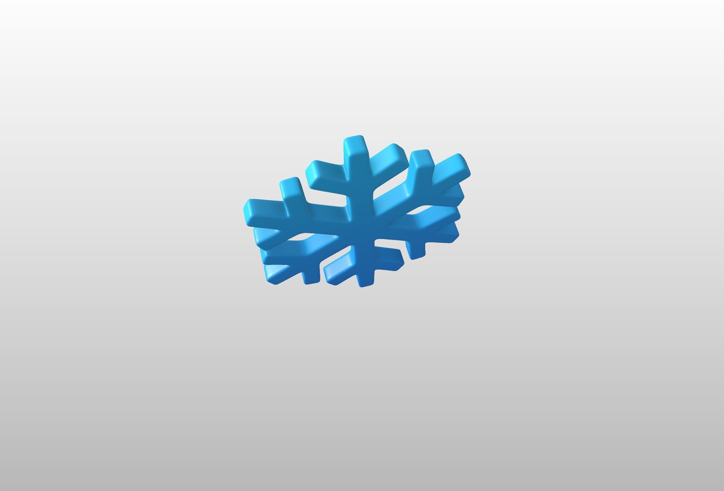 Snowflake 3D model_15