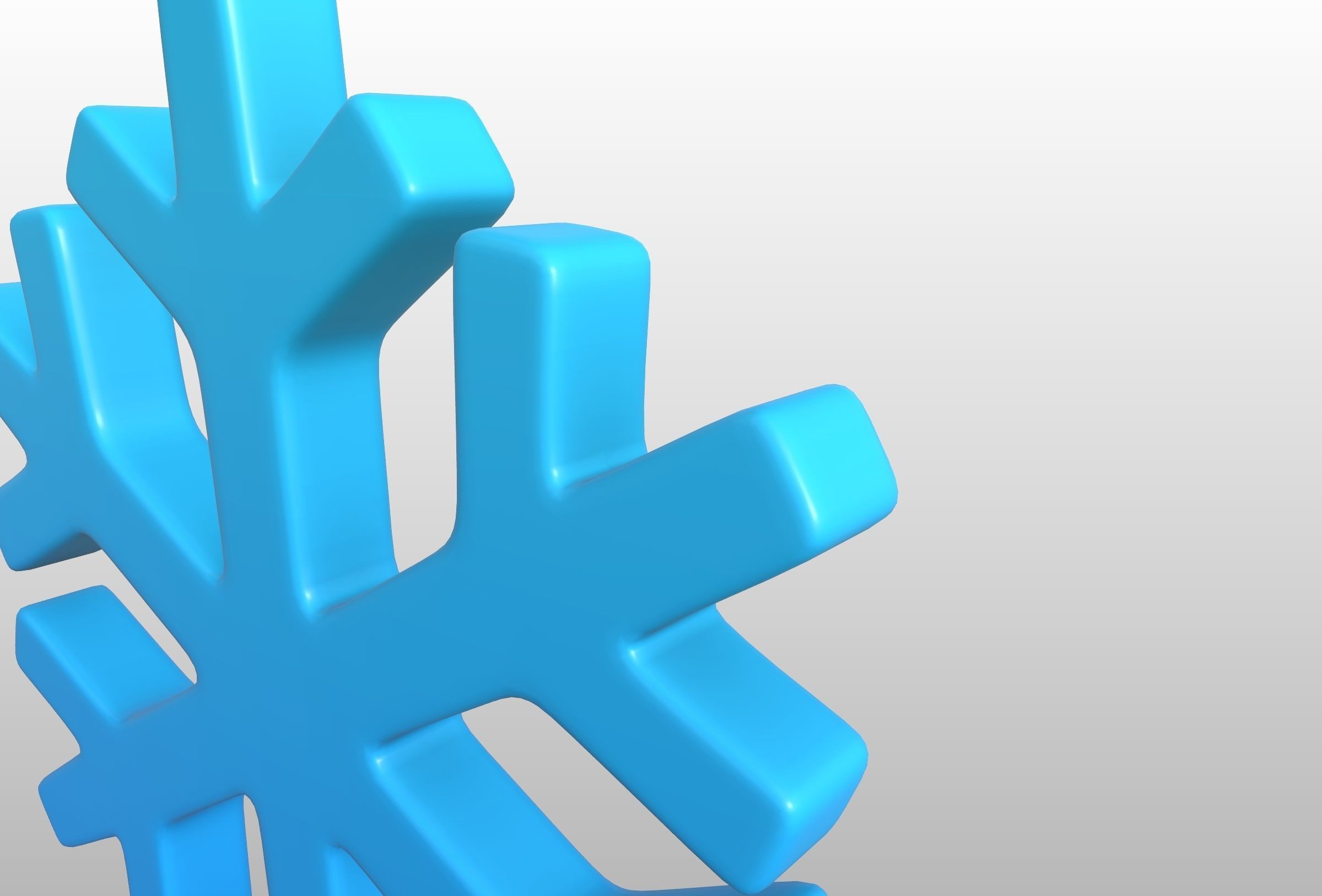 Snowflake 3D model_17