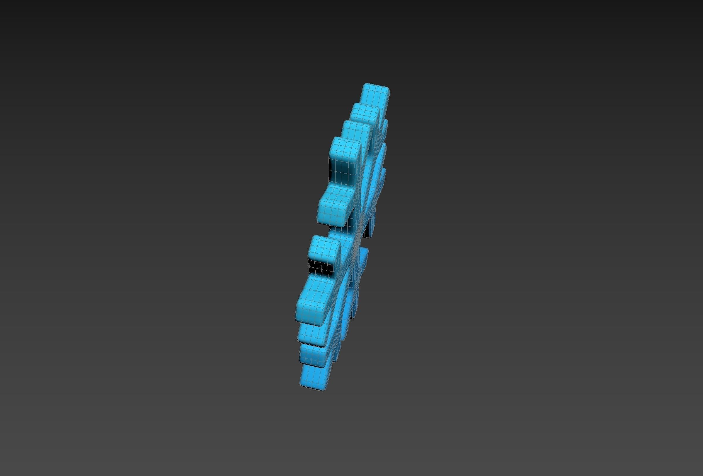 Snowflake 3D model_29