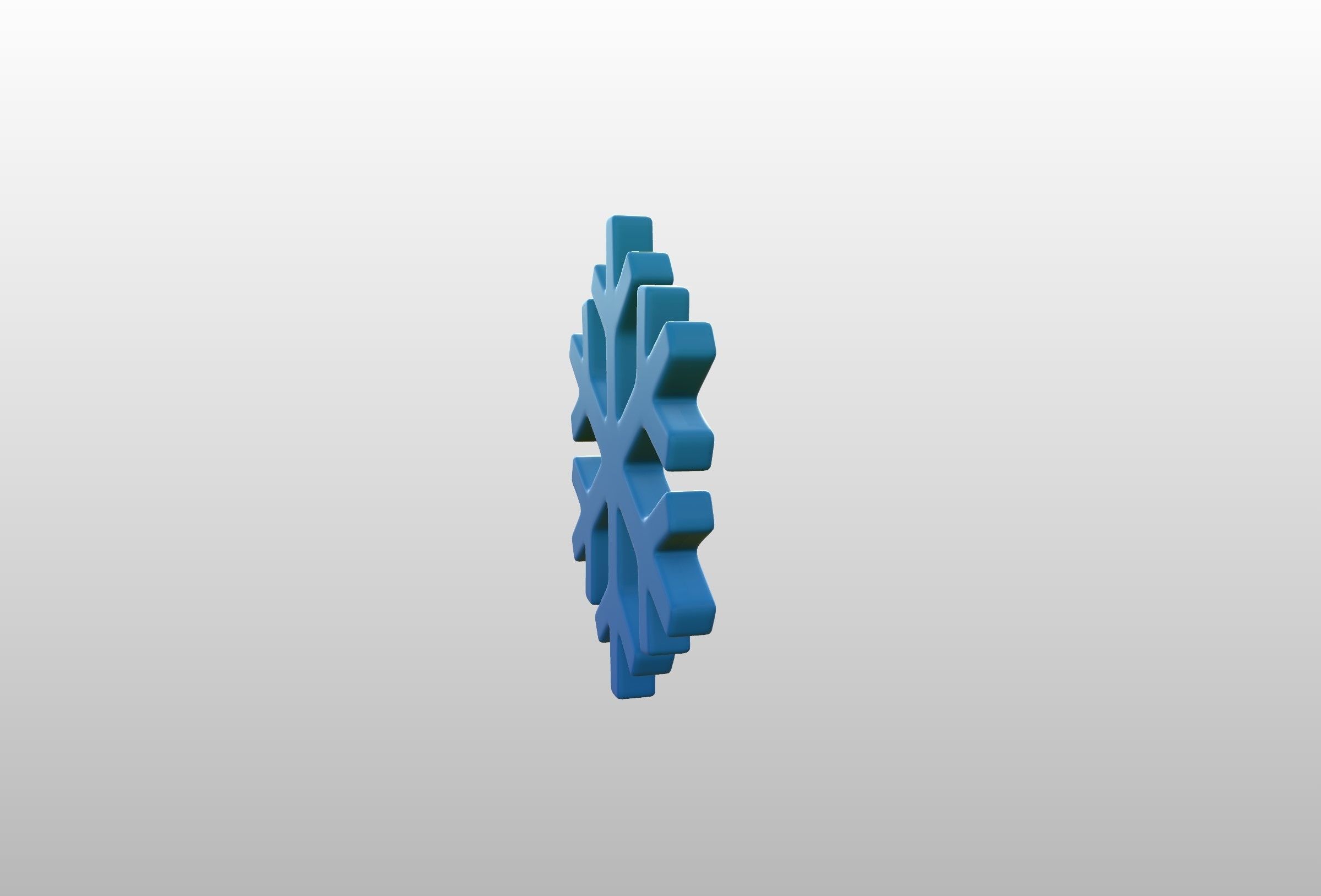Snowflake 3D model_13