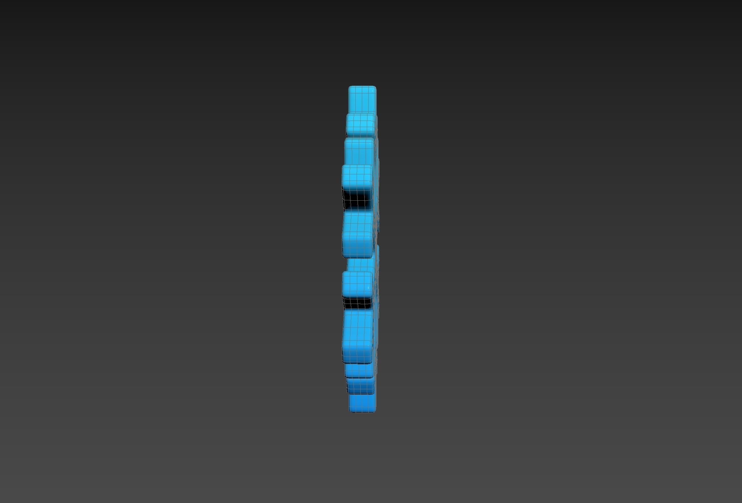 Snowflake 3D model_24