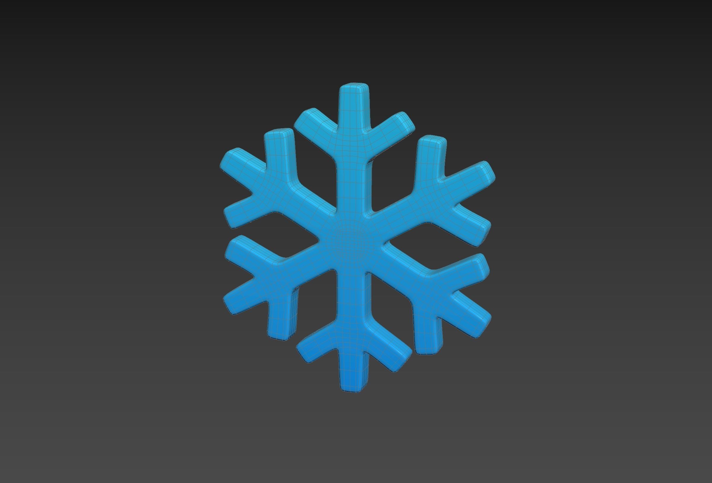 Snowflake 3D model_27