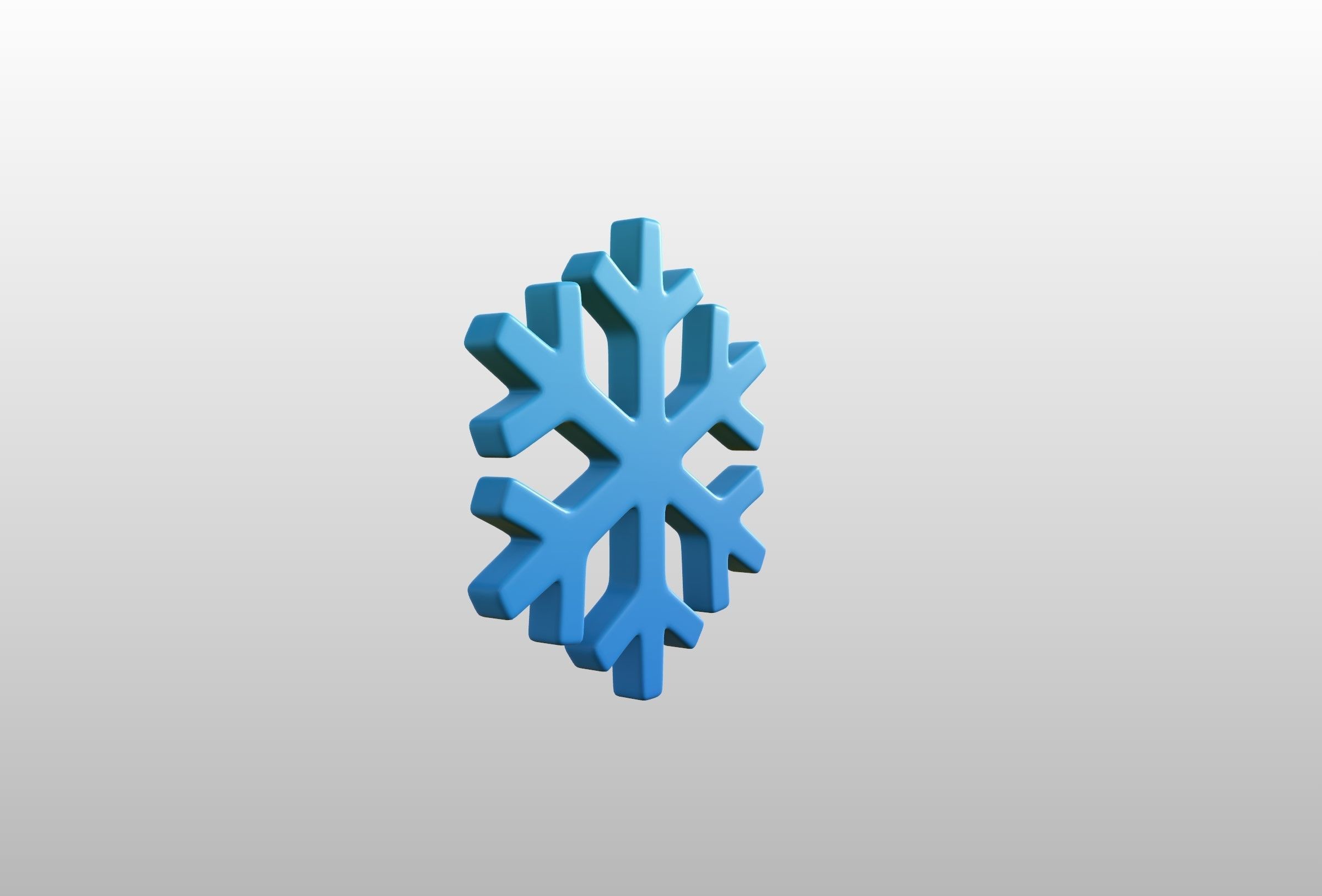 Snowflake 3D model_11