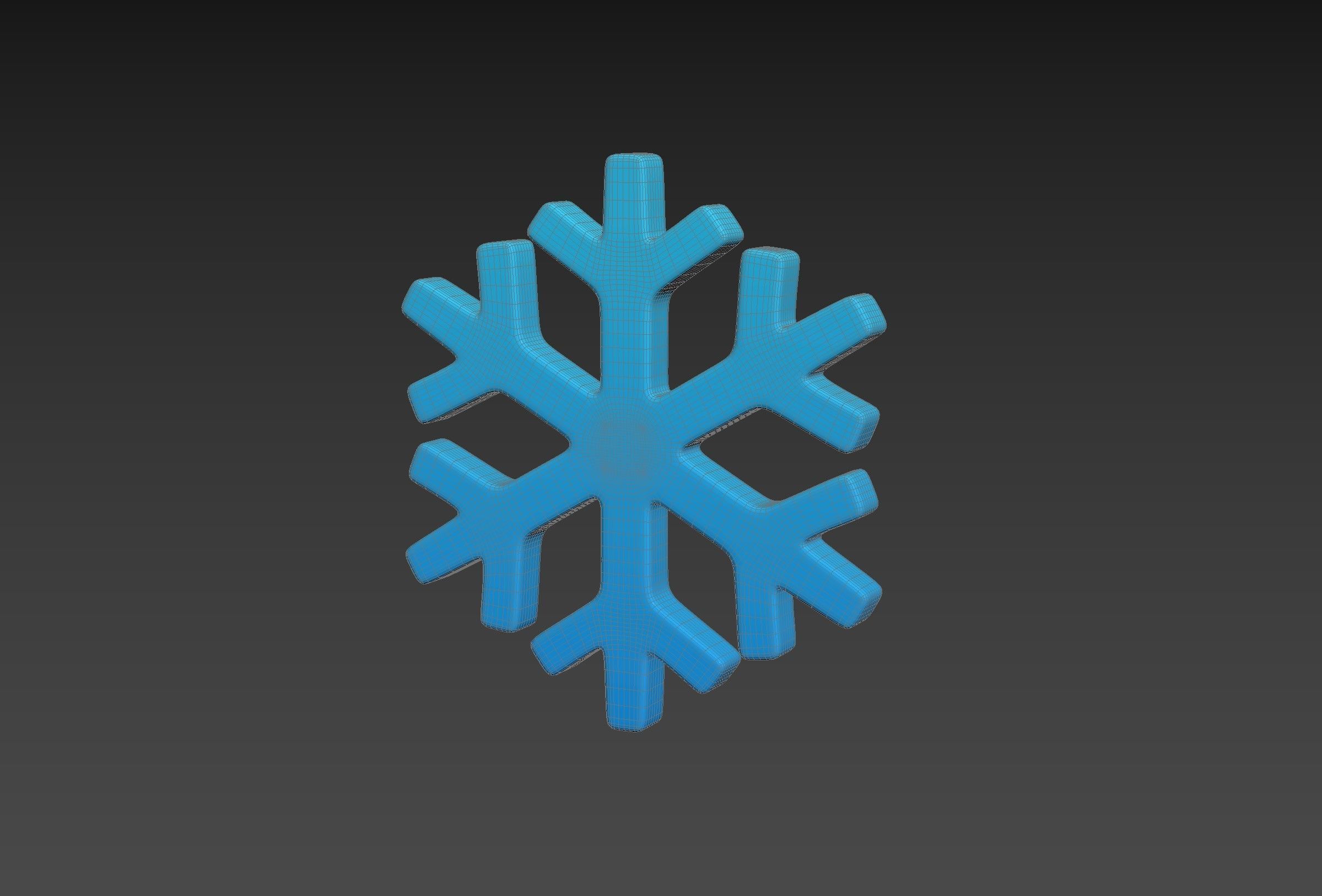 Snowflake 3D model_20