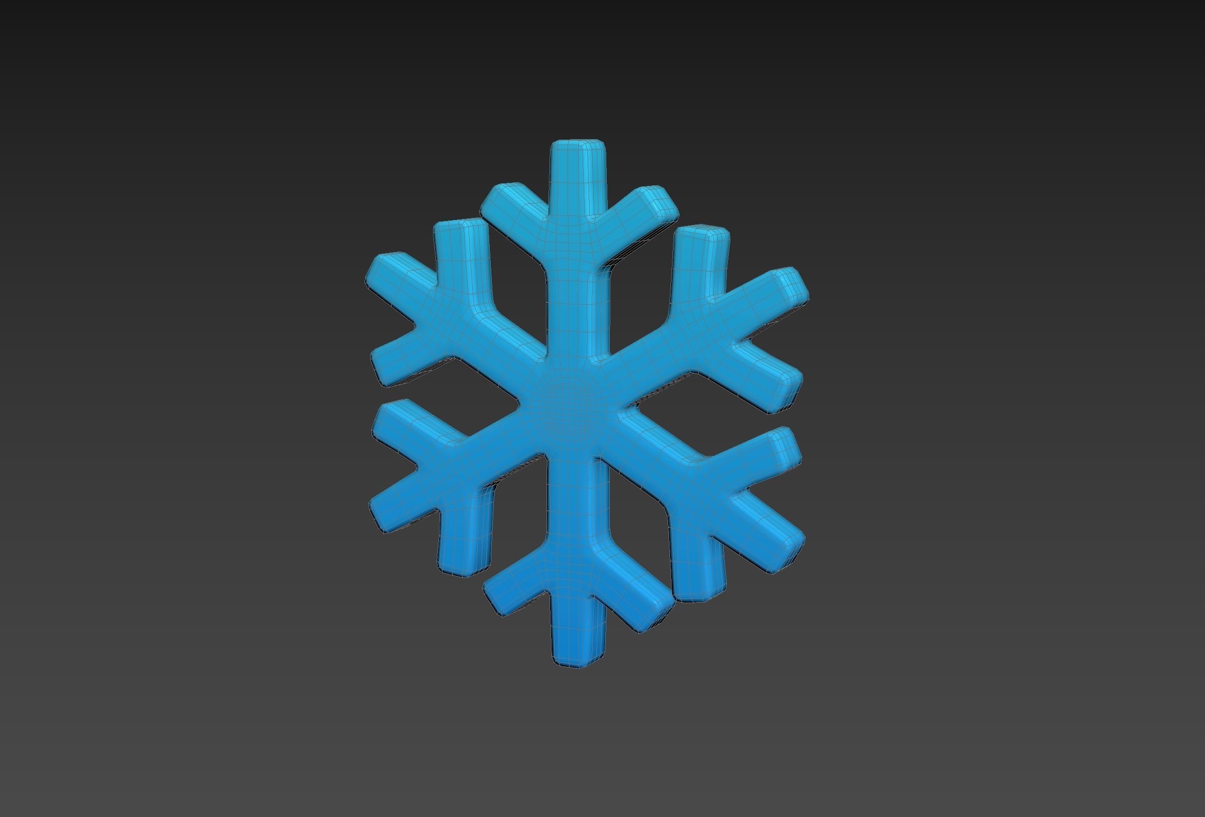 Snowflake 3D model_19