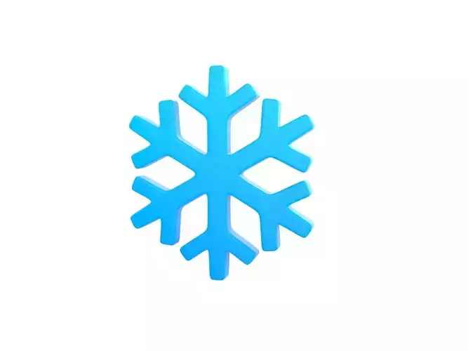 Snowflake 3D model