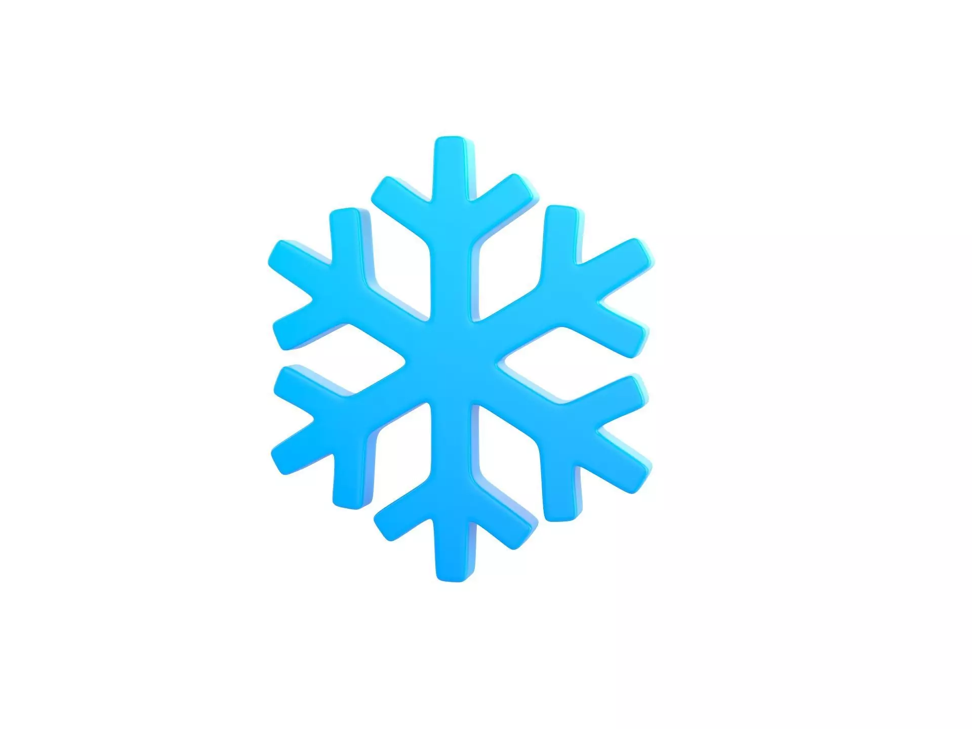 Snowflake 3D model_0