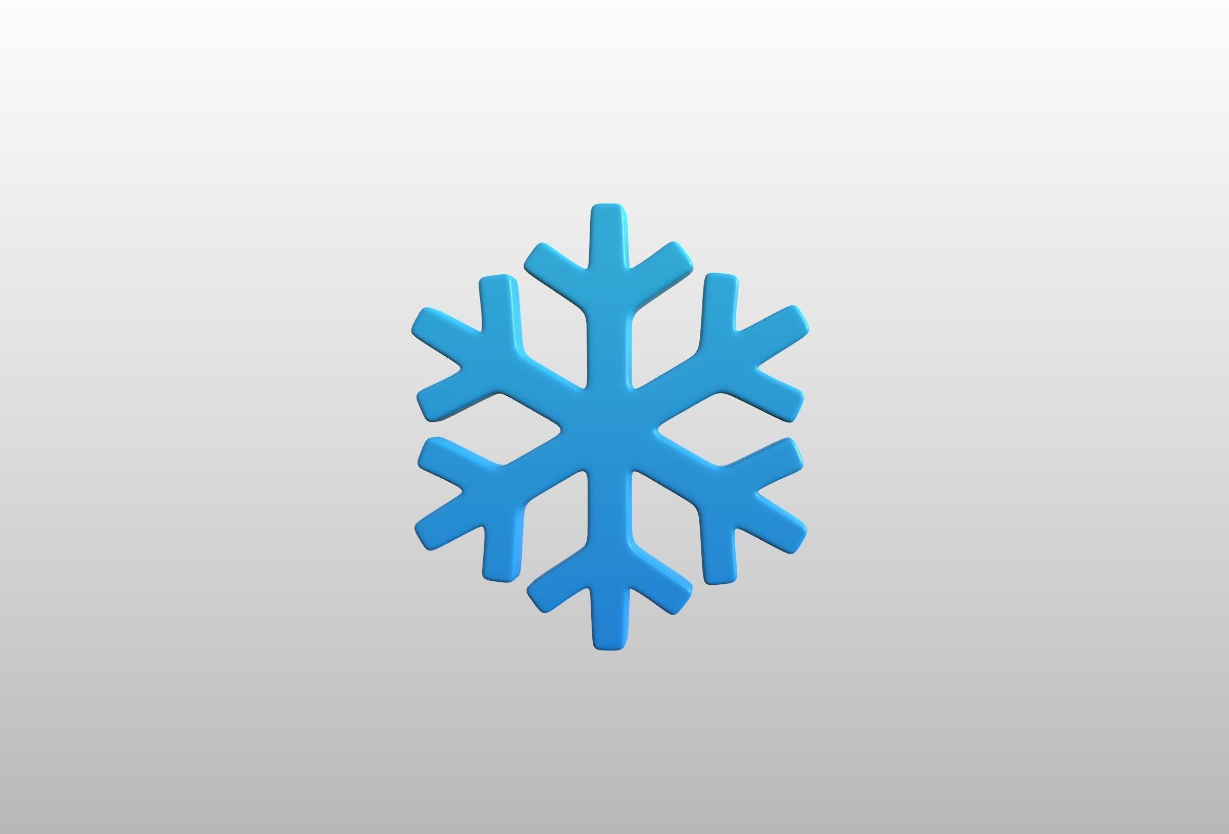 Snowflake 3D model_10