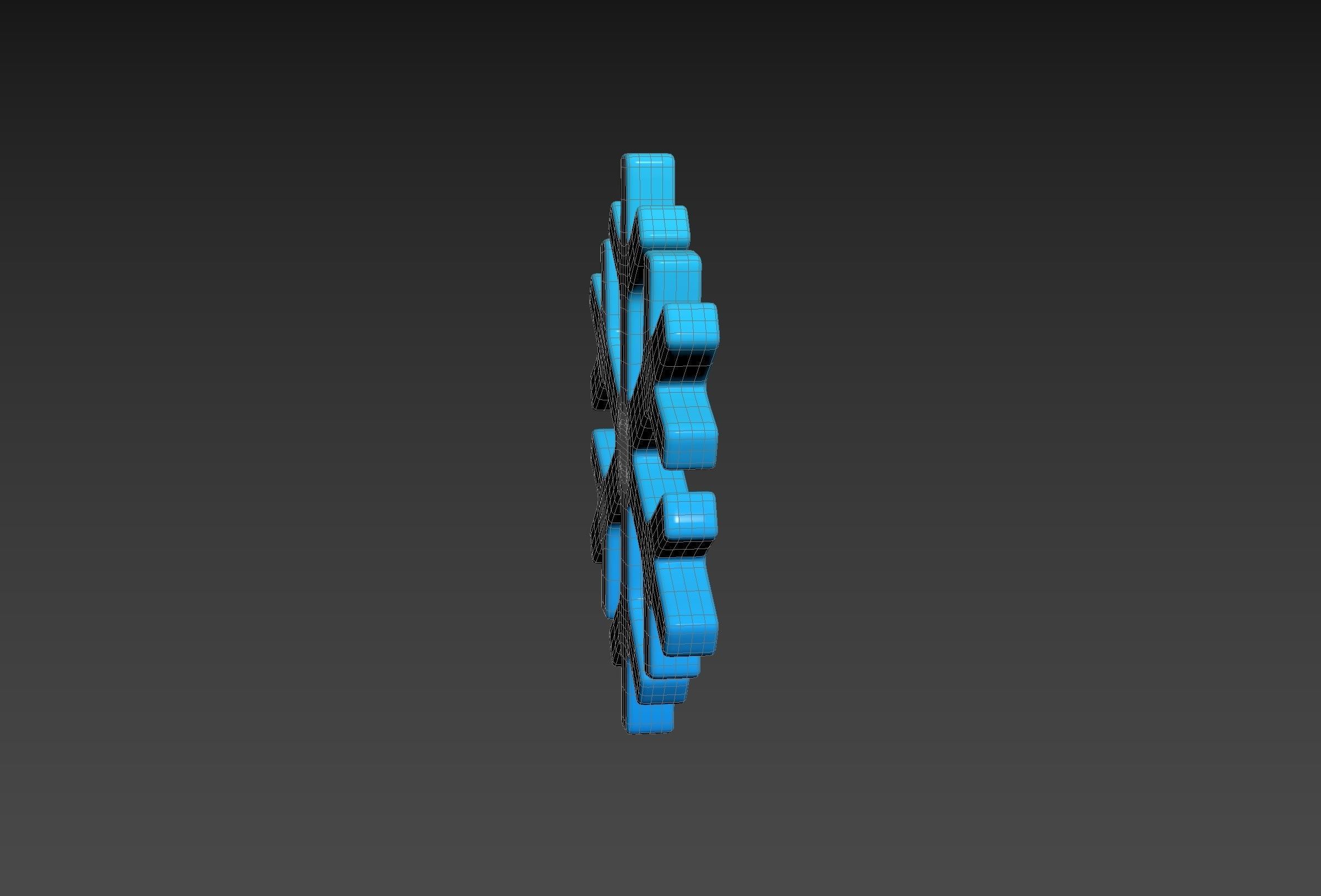 Snowflake 3D model_25