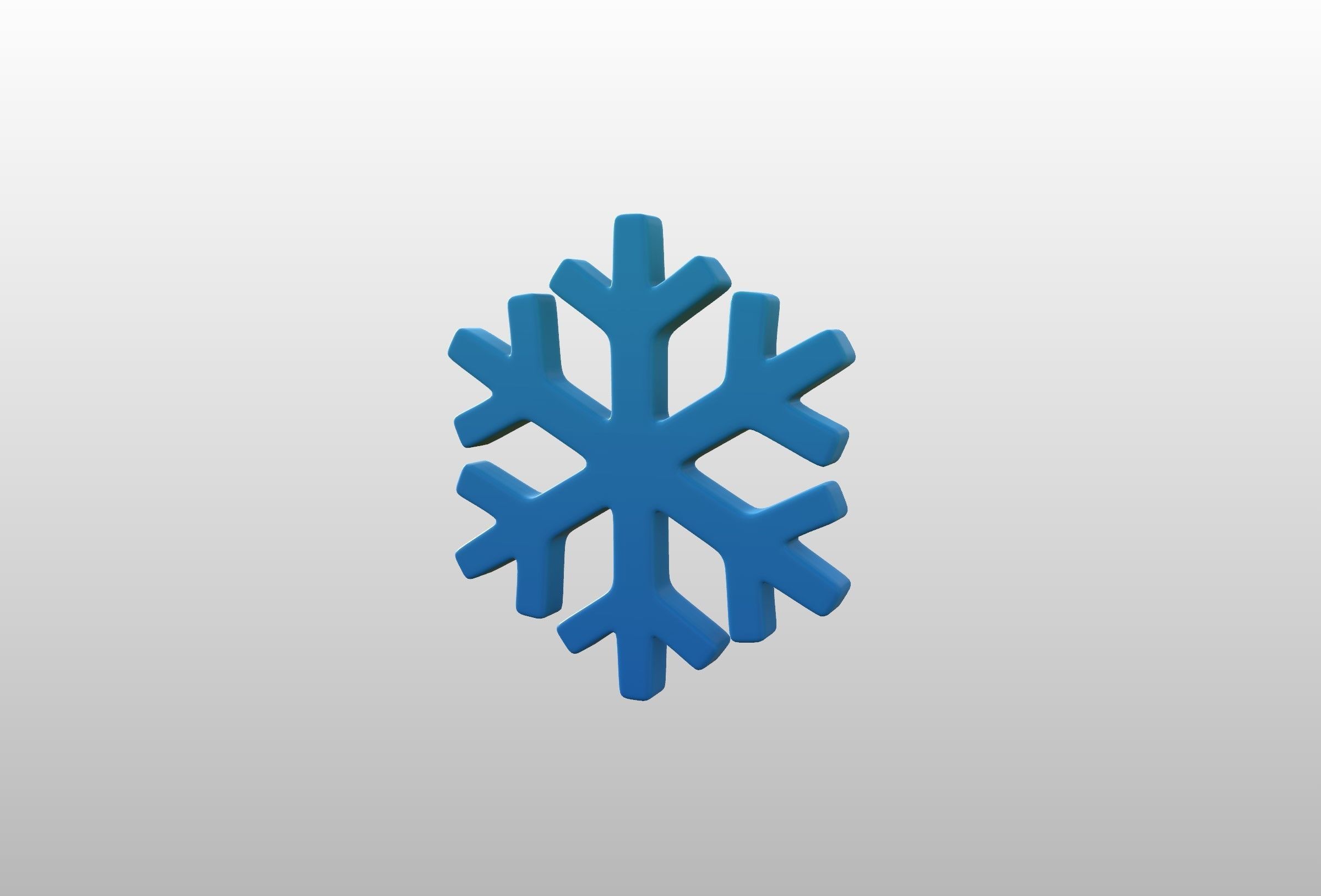 Snowflake 3D model_14