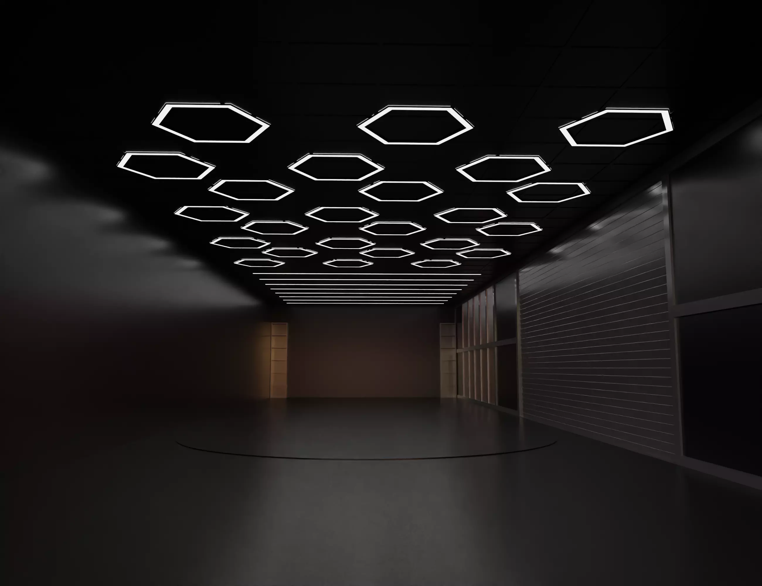 Car studio interio 3D model_0