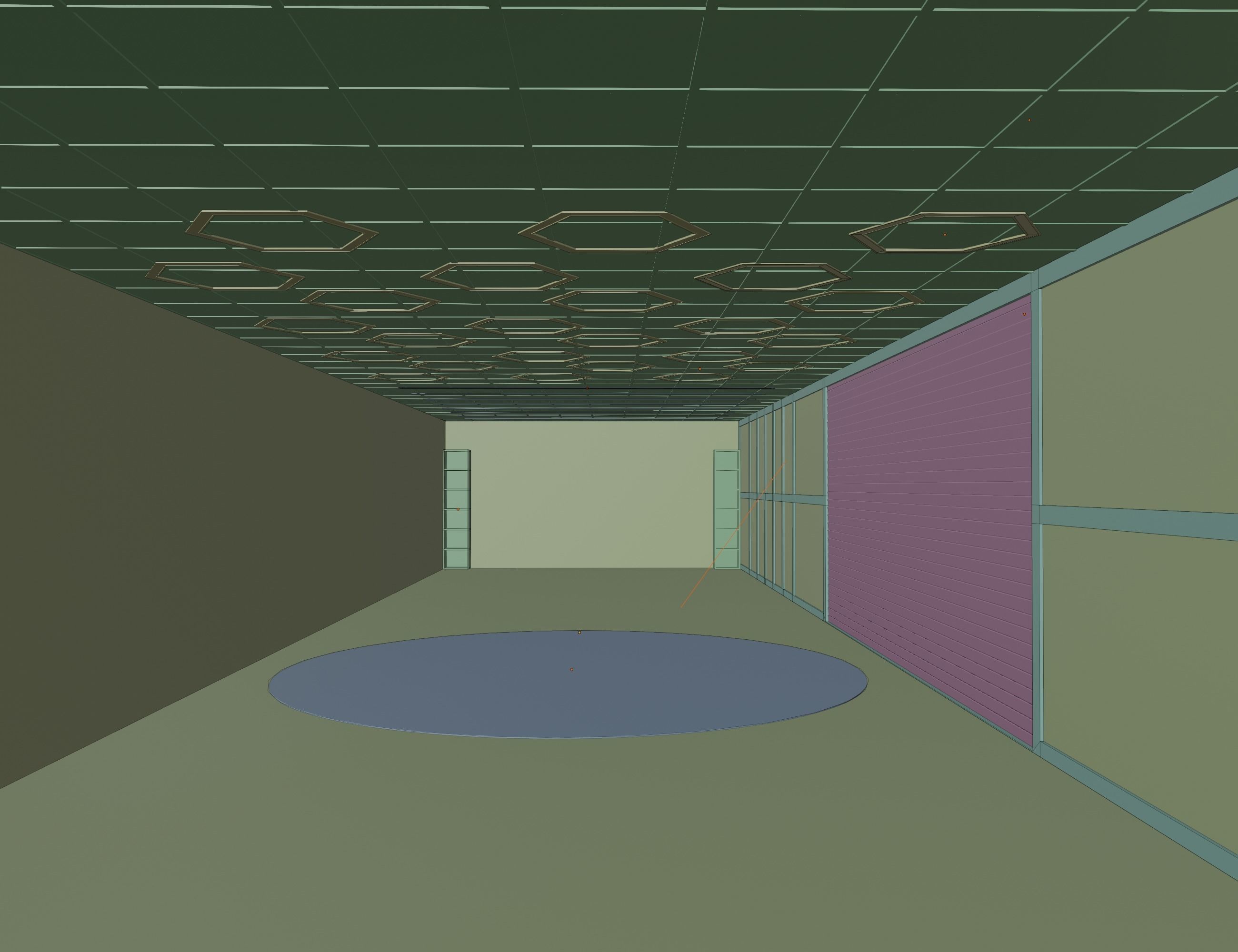 Car studio interio 3D model_6