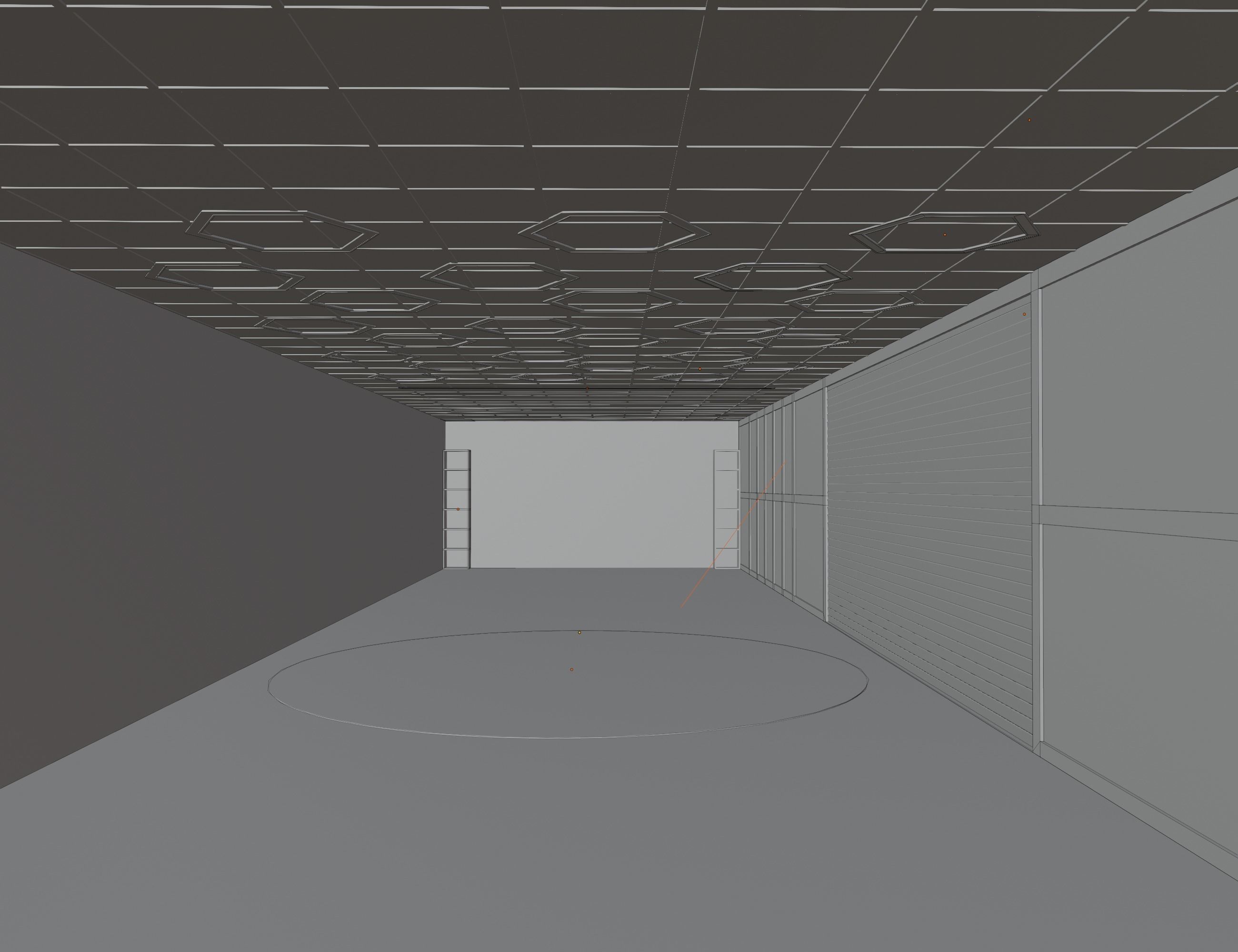 Car studio interio 3D model_5