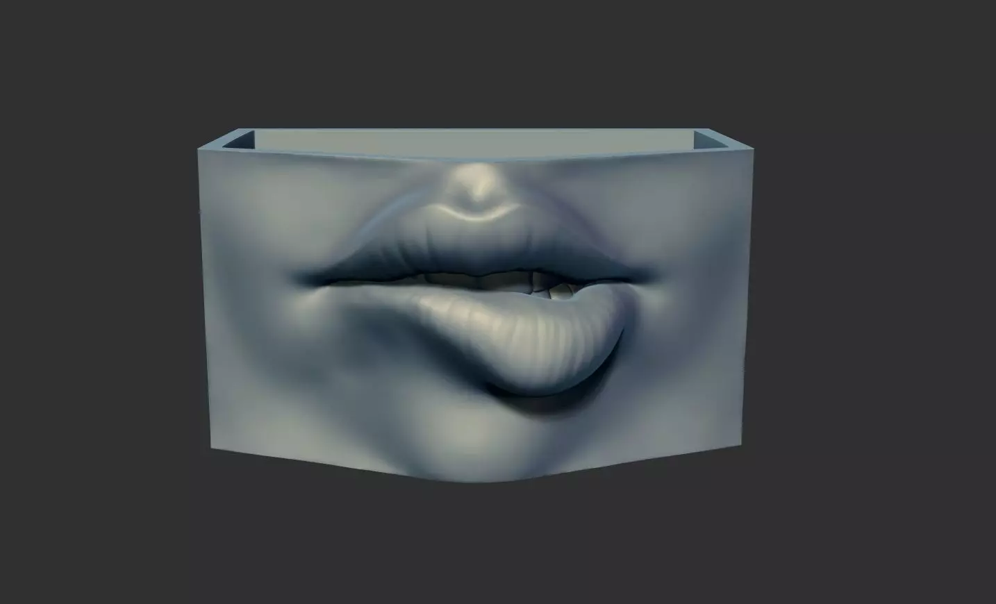 SEXY LIPS HOLDER 3D print model_0