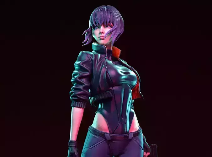 MOTOKO KUSANAGI FROM GHOST IN THE SHELL 3D print model