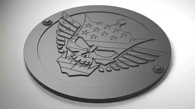 Cody Rhodes The American Nightmare Side Plate 3D print model