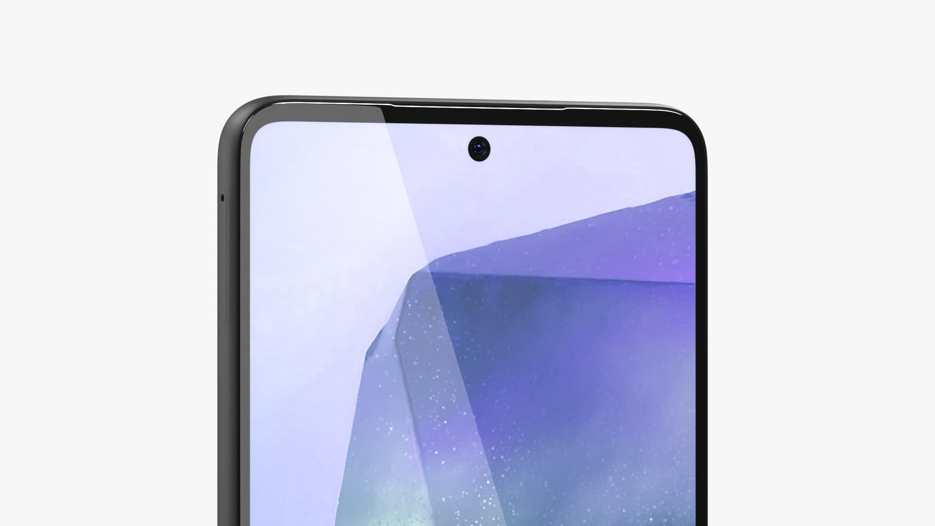 Samsung Galaxy C55 Black Low-poly 3D model_7