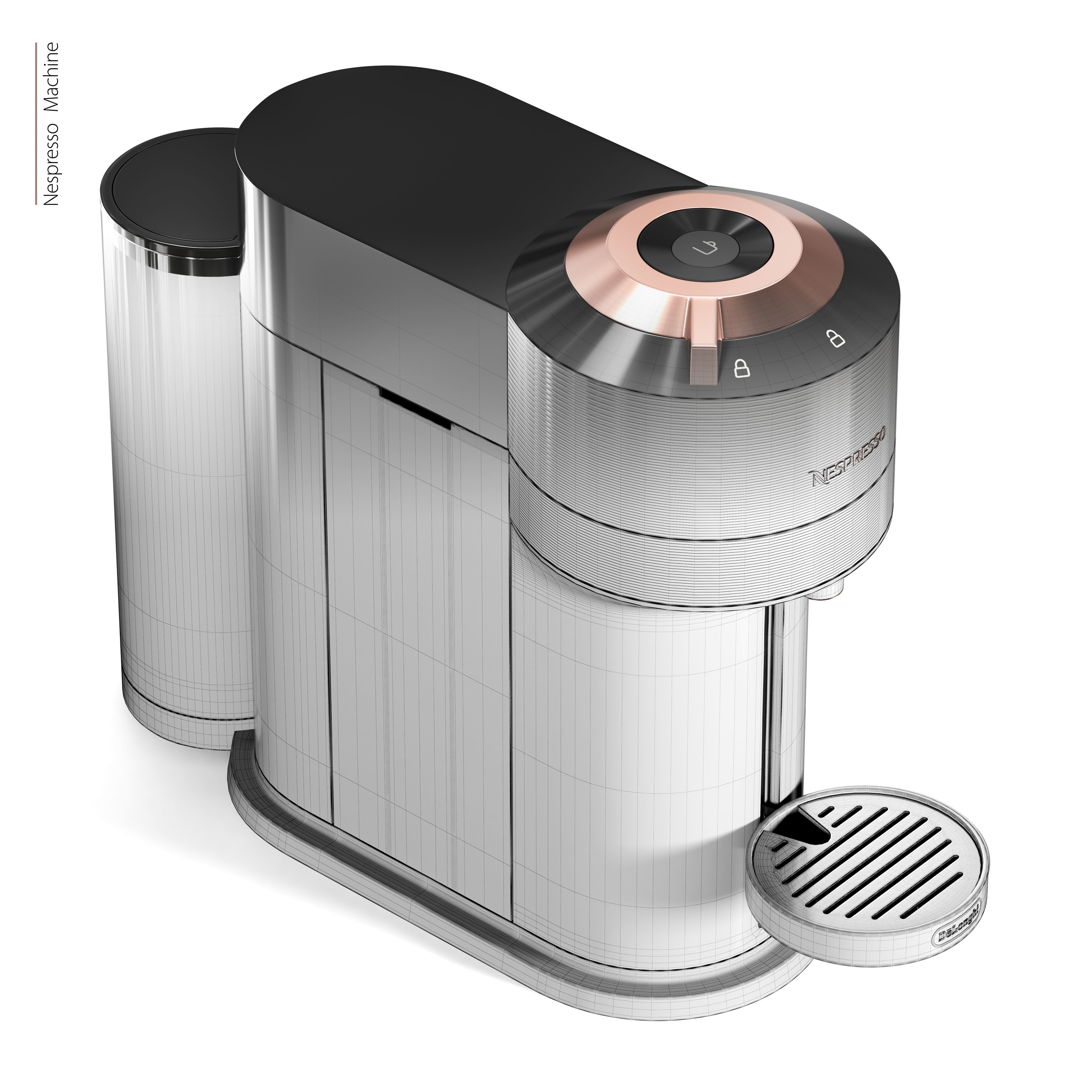 Nespresso Machine 3D model_4