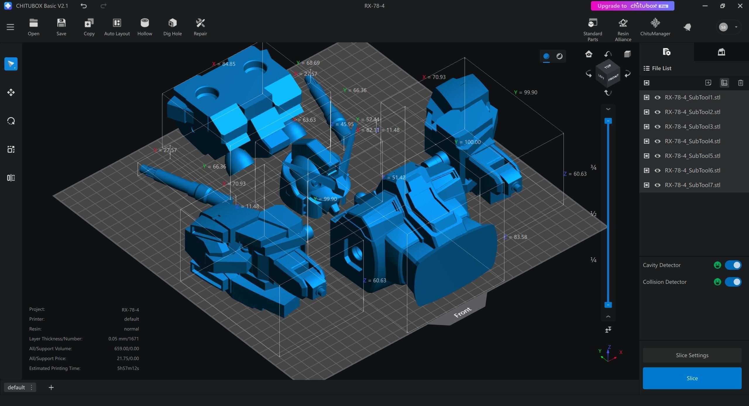 GUNDAM BUST RX-78-4 3D print model 3D print model_9