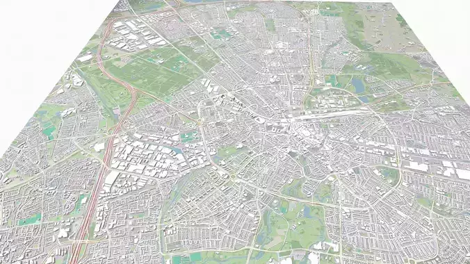 Cityscape Eindhoven Netherlands 3D model