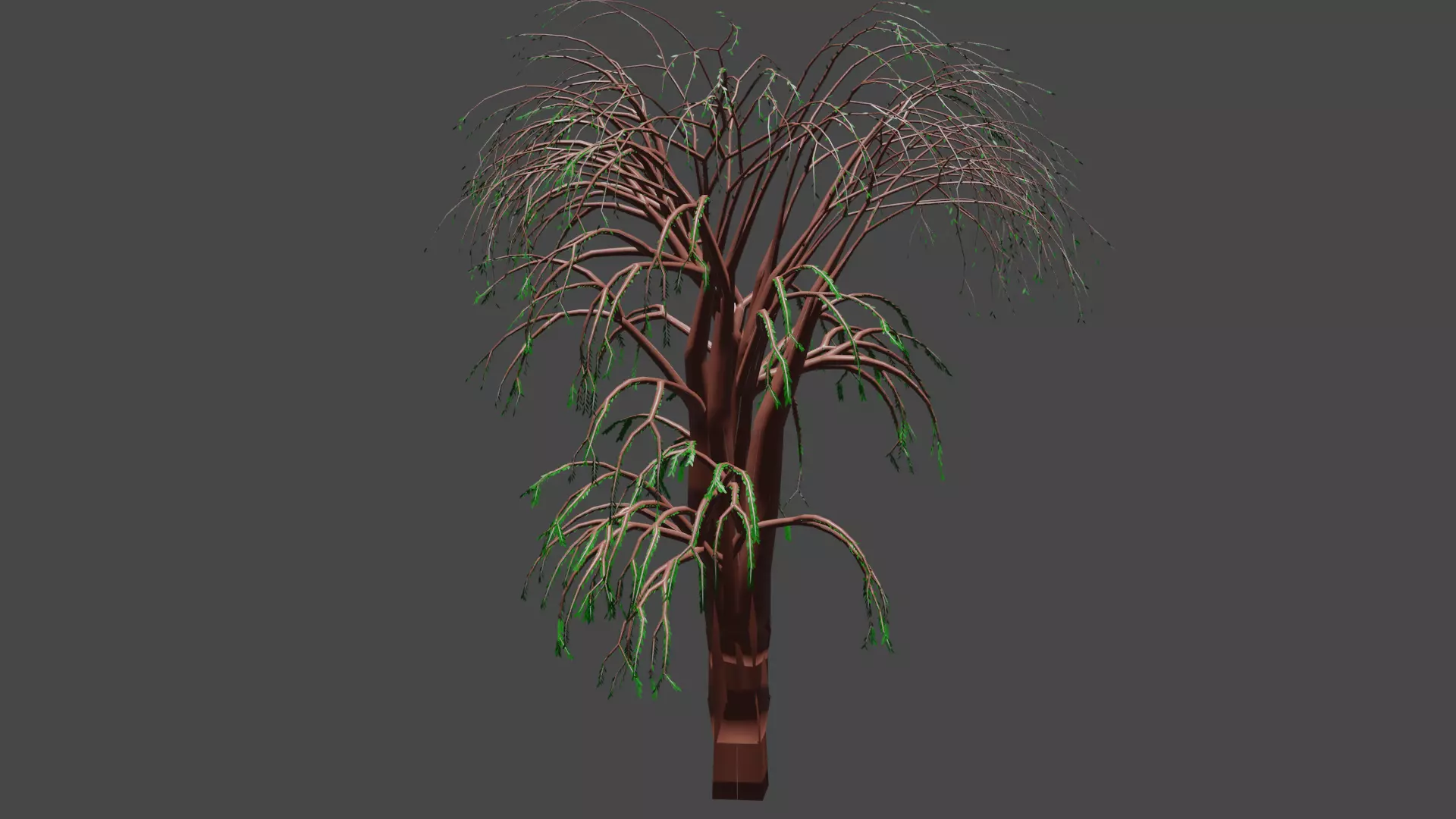 tree for horror 3D model_0