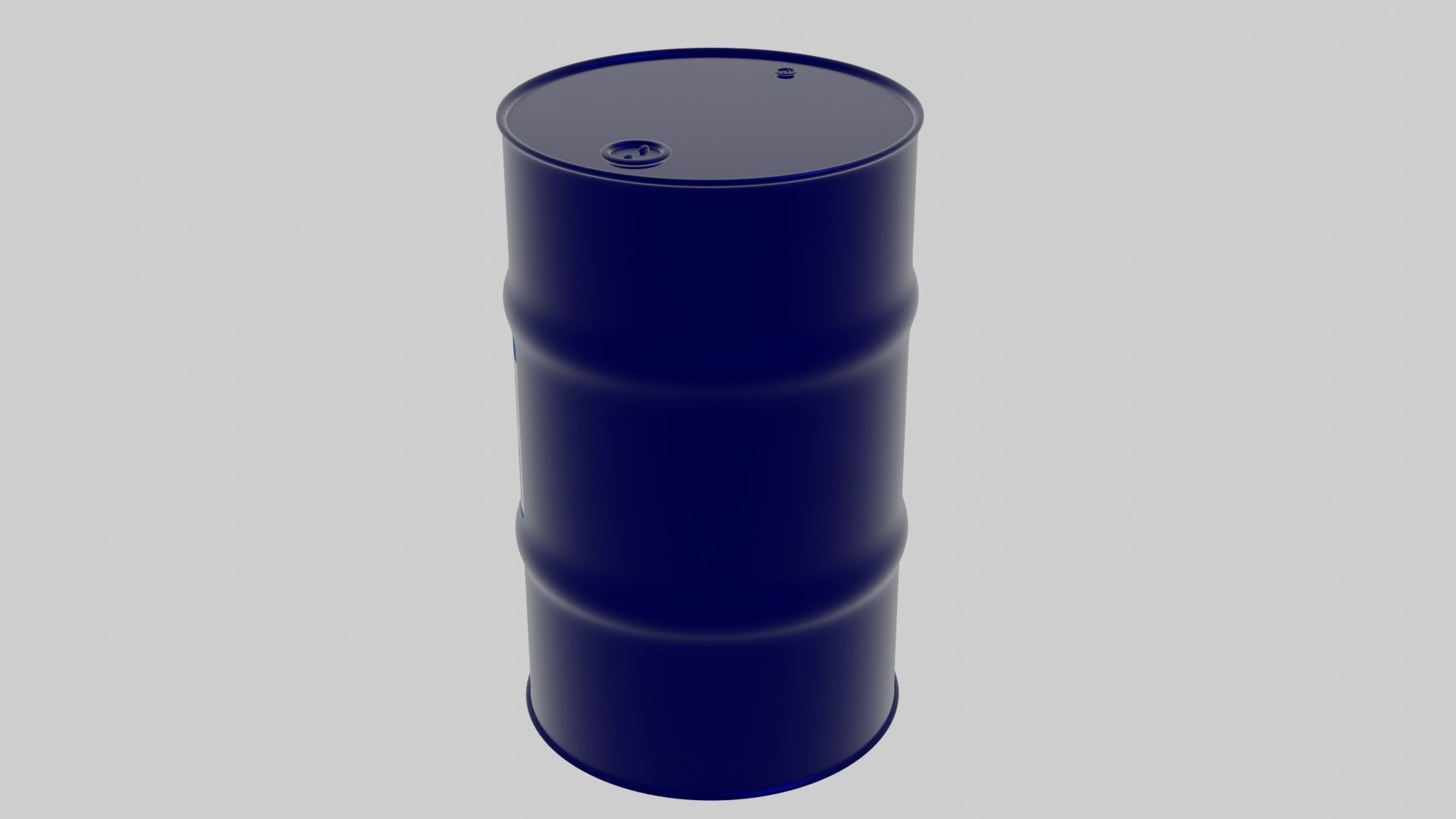 Oil Drum Low-poly 3D model_11