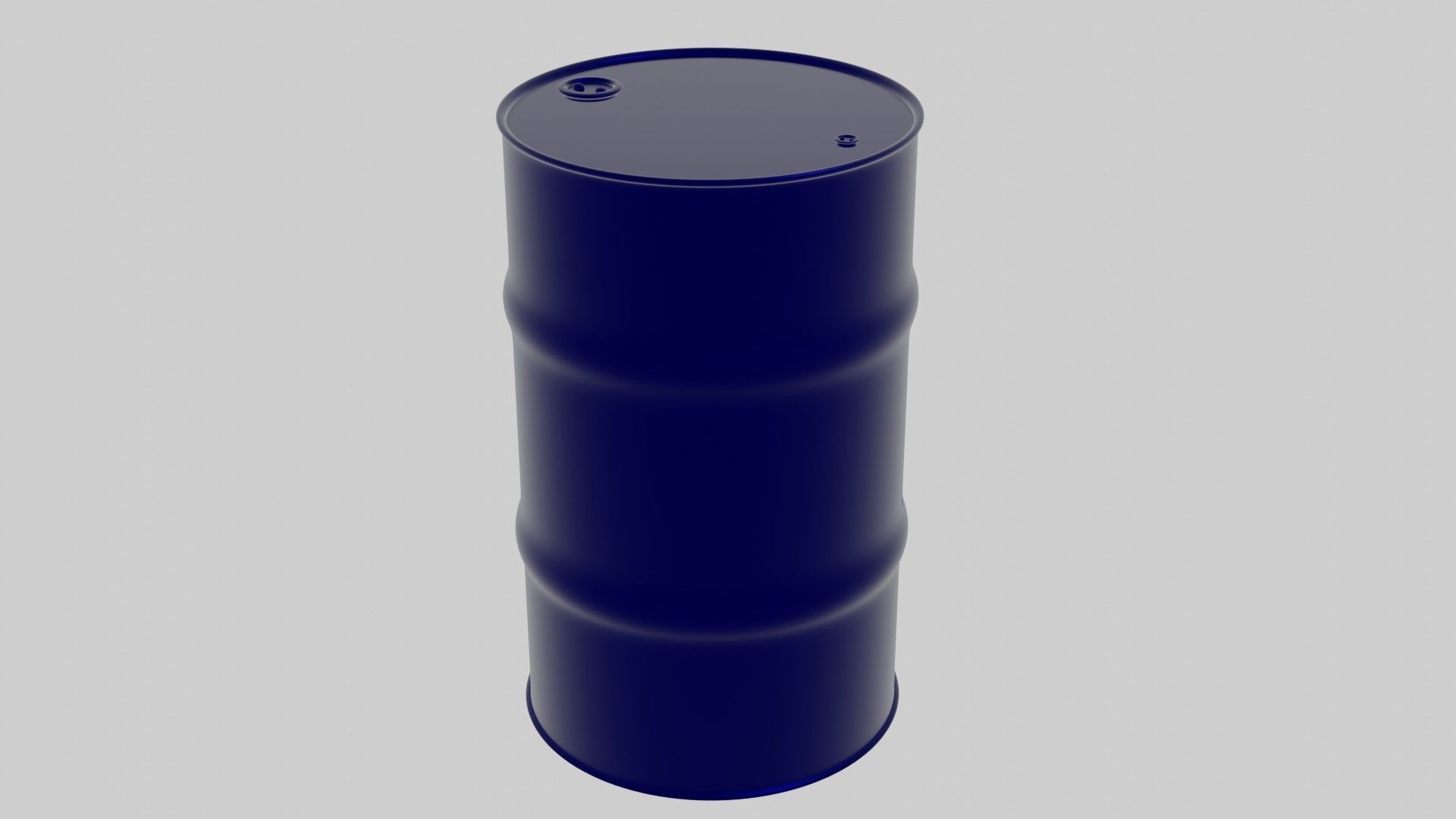 Oil Drum Low-poly 3D model_7