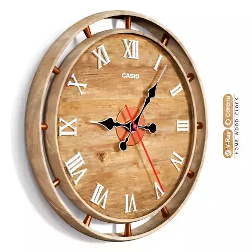 HOME WOOD CLOCK