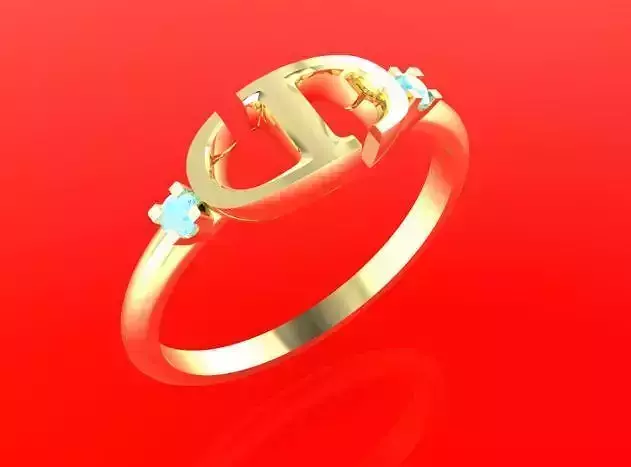 Brand D Ring