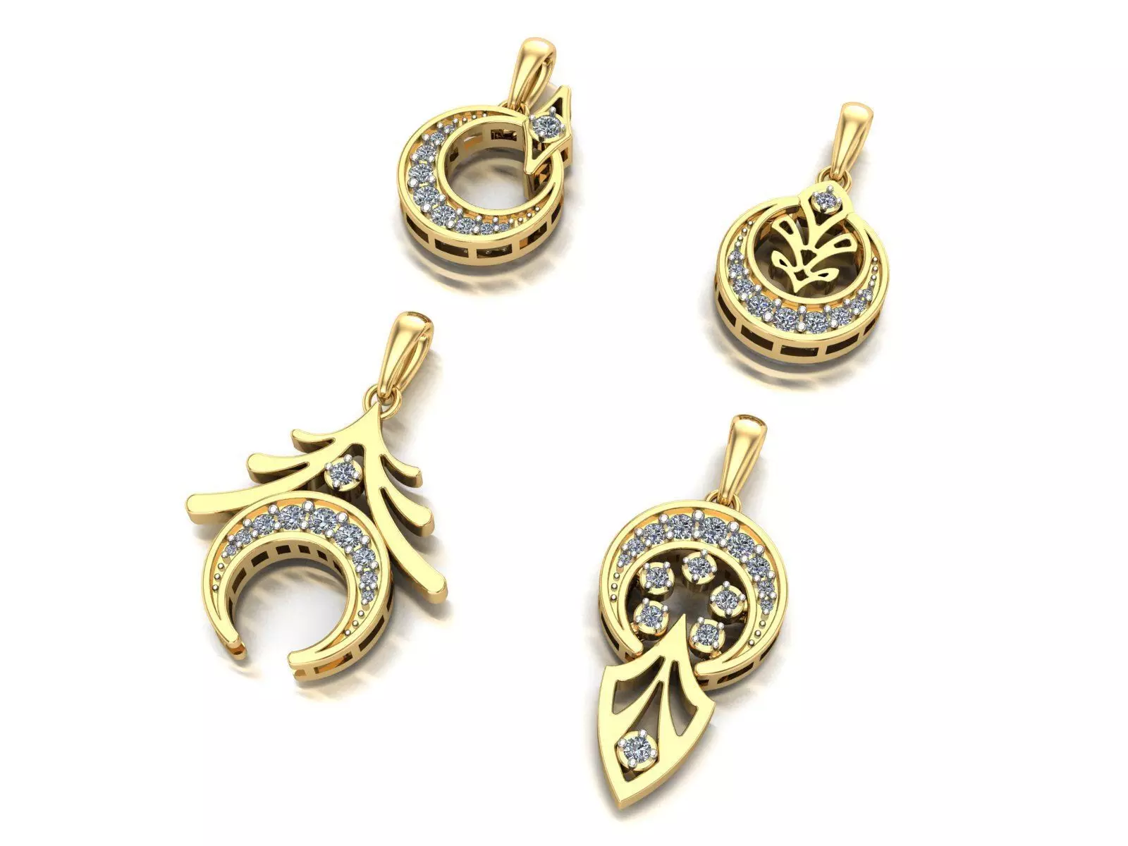 Magical Crescents 3D print model