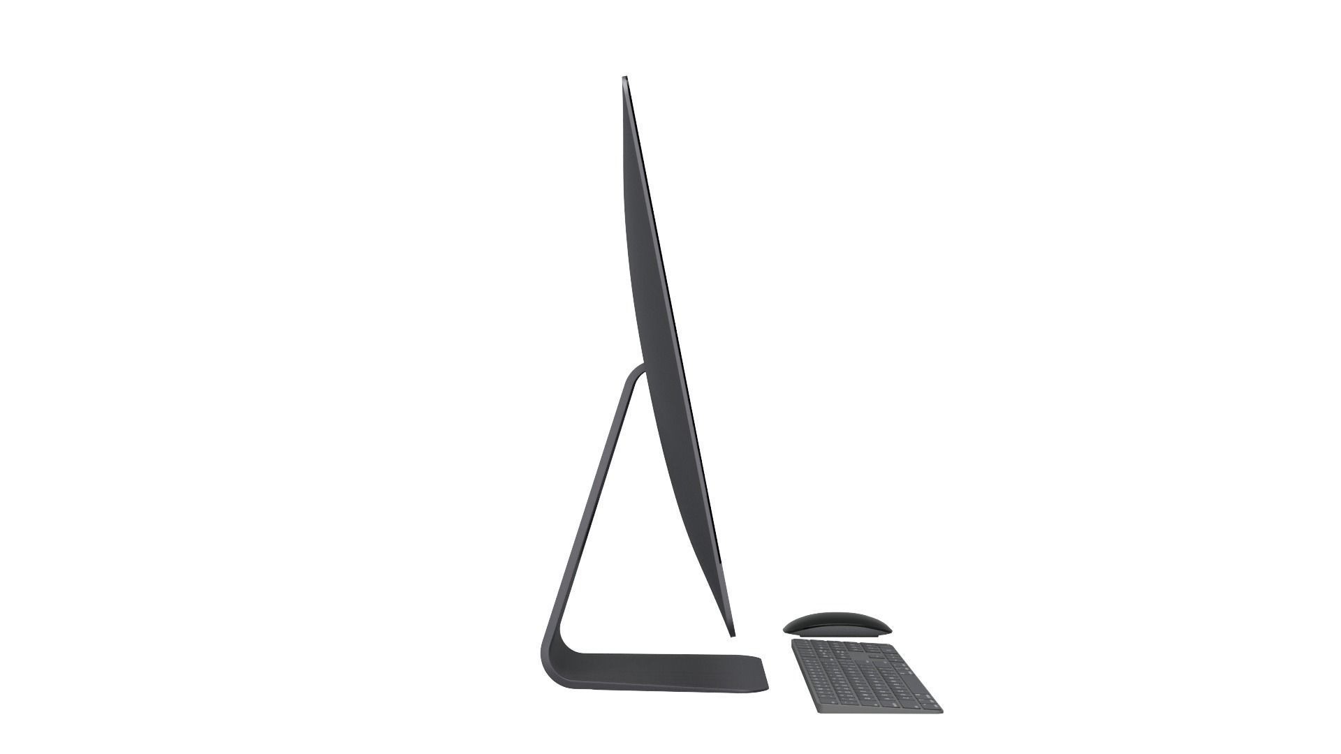 iMac Pro Low-poly 3D model_5