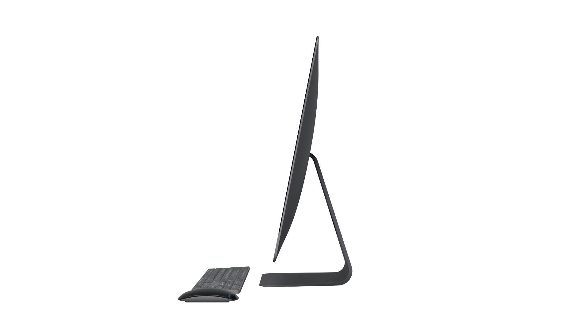 iMac Pro Low-poly 3D model_4