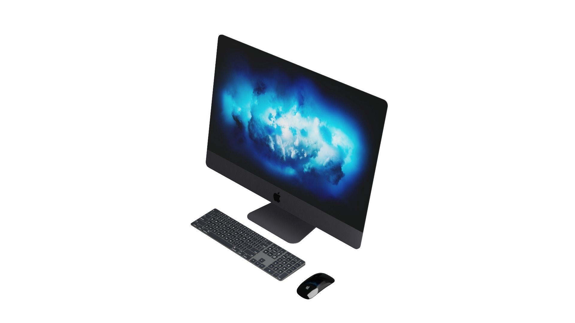 iMac Pro Low-poly 3D model_2