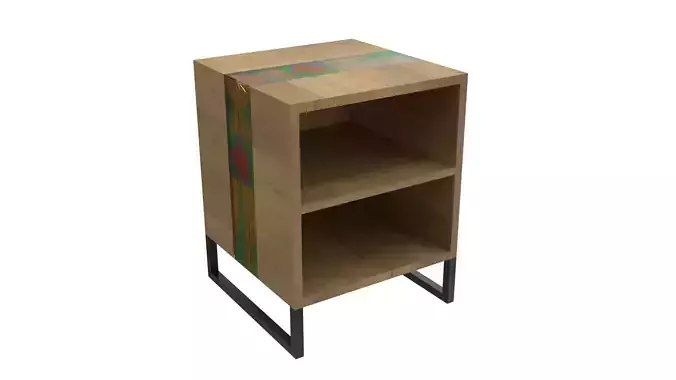 Stained glass bedside tables