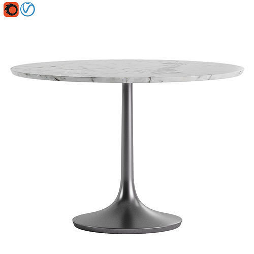 Nero Dining Table 3D model