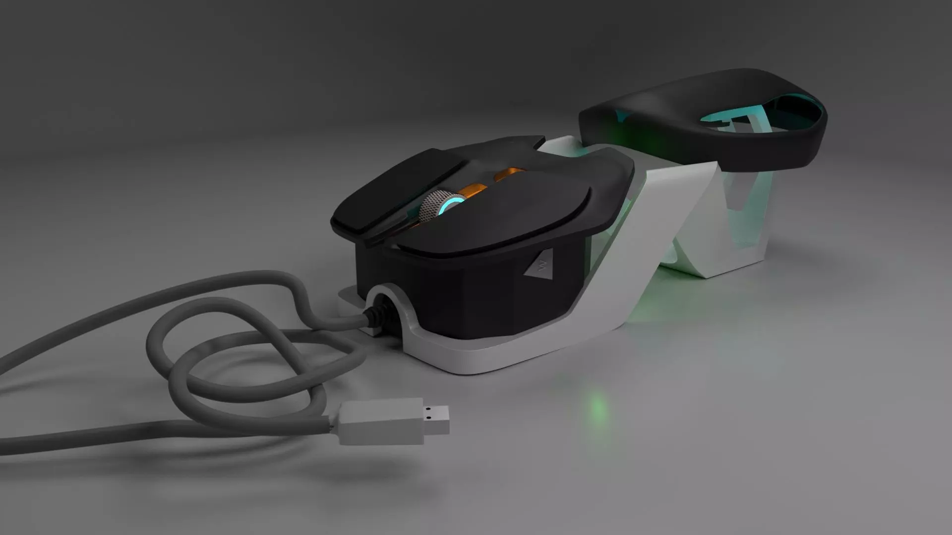 Gaming Mouse 3D model_0