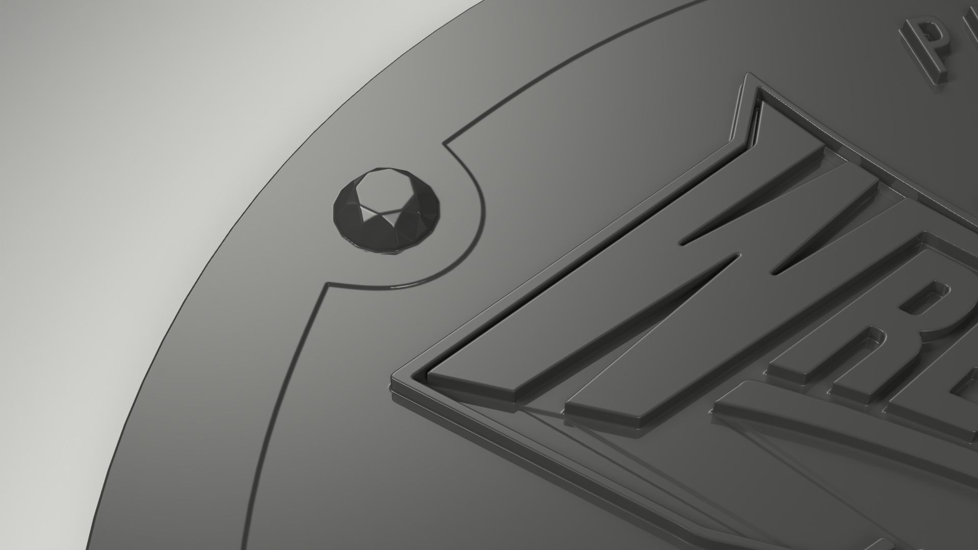 WWE Wrestlemania XL Side Plate 3D print model_3