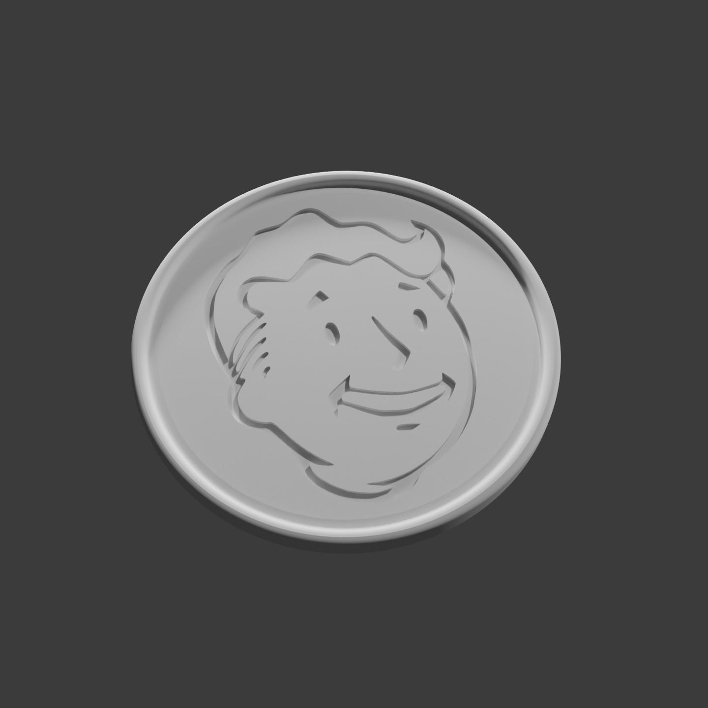 3D Printable Fallout Coins 3D print model_2
