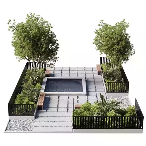 Town Square and Outdoor Plants - Environment Park