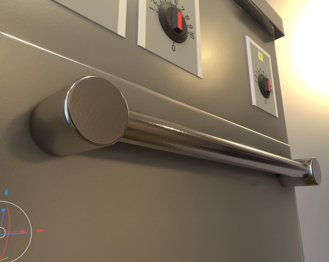 Small Kitchen Modules Low-poly 3D model_13